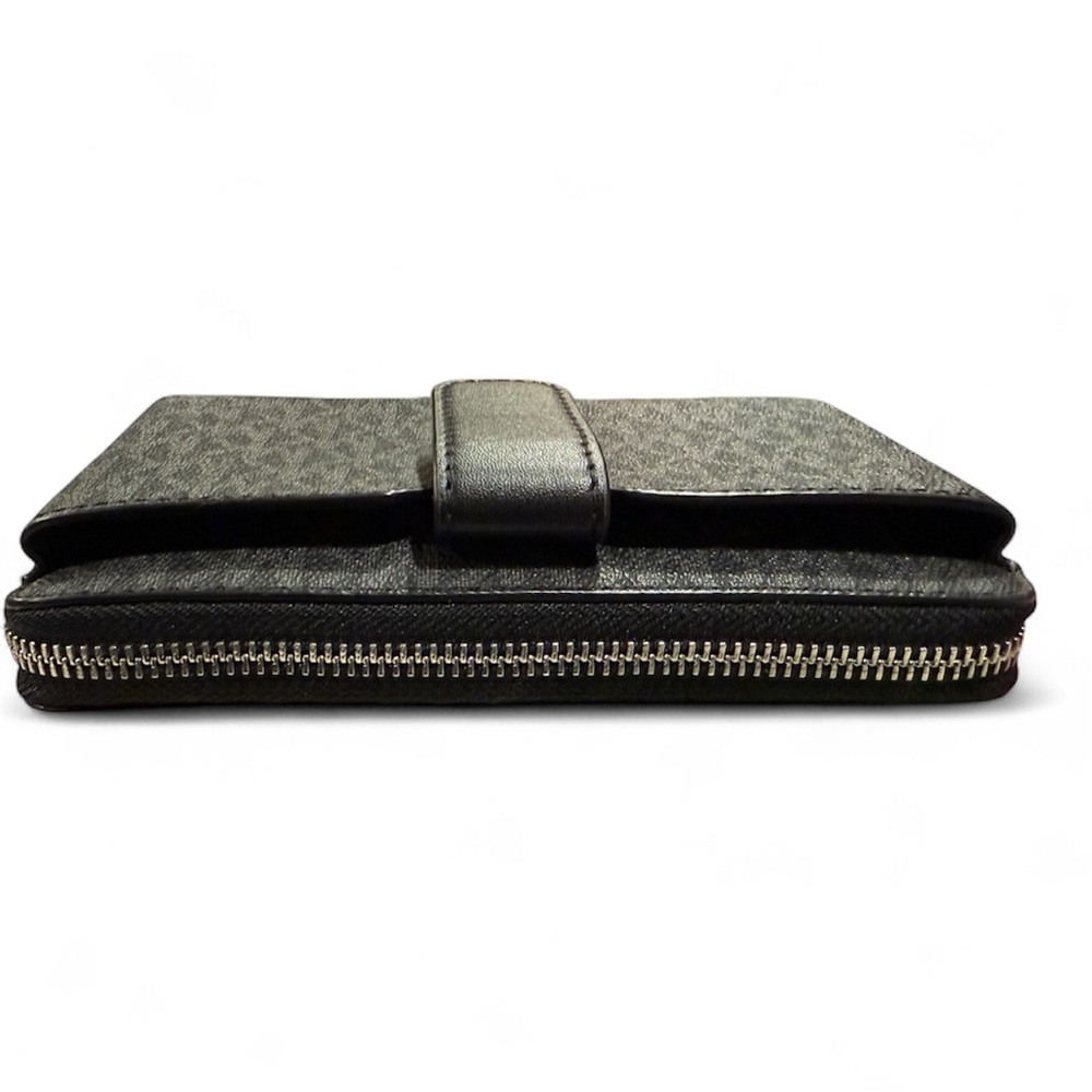 Michael Kors Charcoal Logo Wristlet - Picture 3 of 5